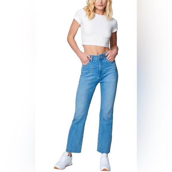 Blank NYC The Varick "Why so Serious" Kick Flare Denim Jeans NWT​ - Picture 1 of 11